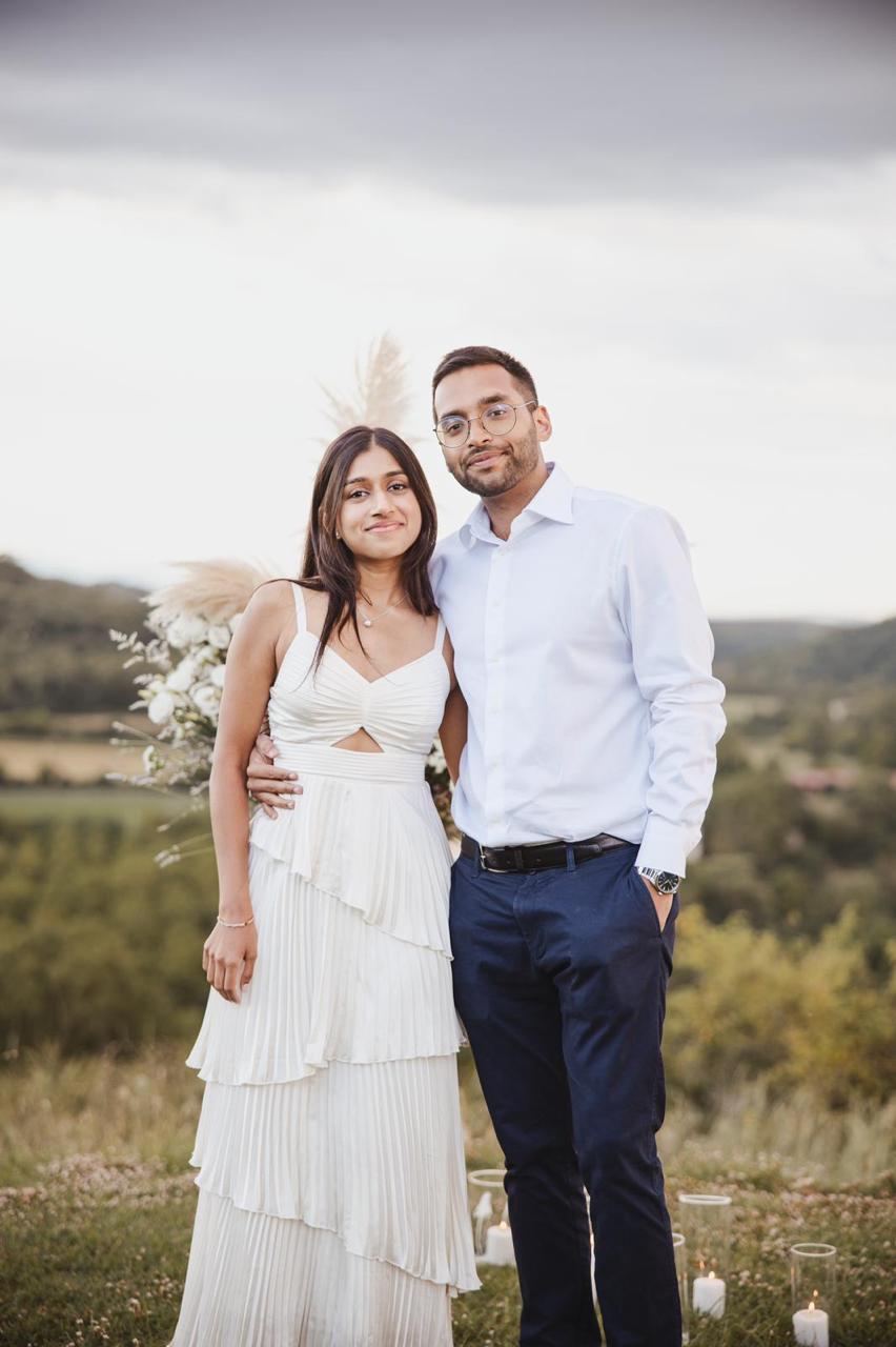 Beautiful couple portrait